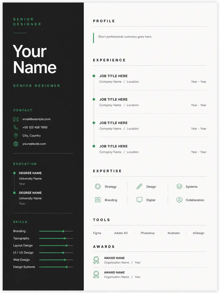 Minimal Resume