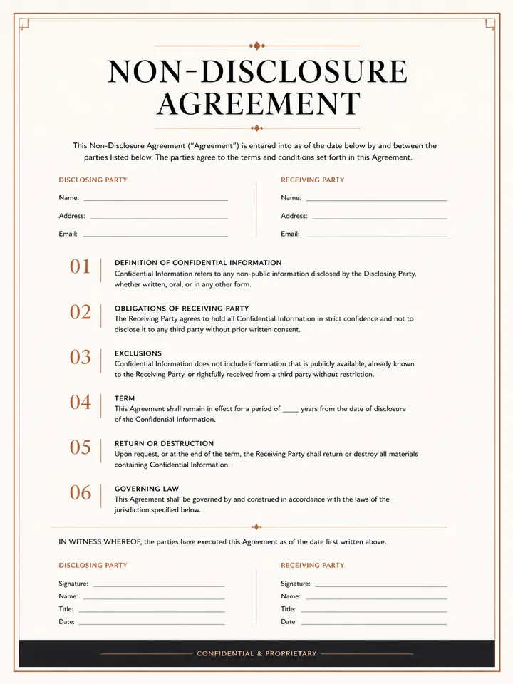 NDA Agreement